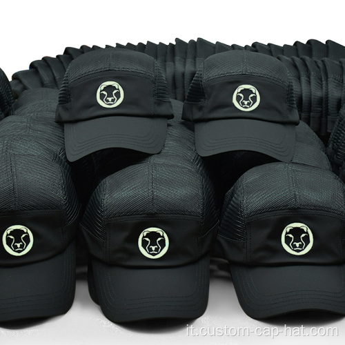 Nuovo cappello da campeggio nero Design Polyete